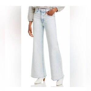 MOTHER The Tomcat Roller High Rise Wide Leg Jeans in Glamour Shot SIZE 24